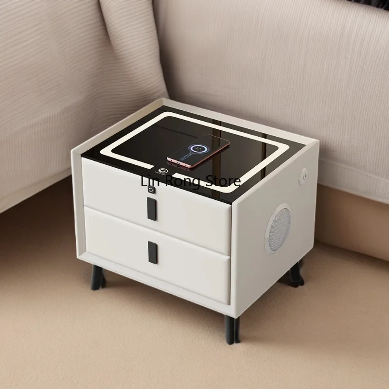 Дизайнерский прикроватный столик кофейные тумбочки открытые шкафы