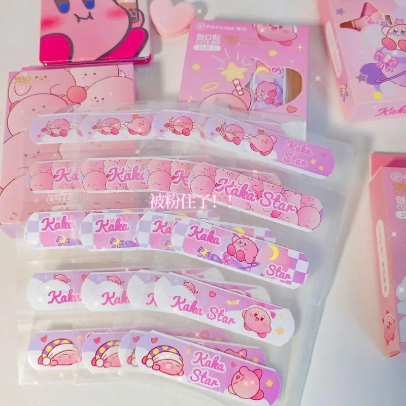 

Kirby Series Anime Kawaii Band-Aid Baby Girl Cute High-Value Hemostatic Band-Aid Waterproof Breathable Quality and Easy To Carry
