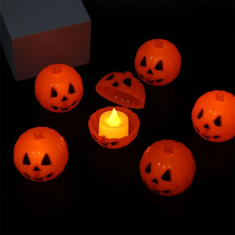 

New Creative Halloween Open Small Pumpkin Festival Party Kindergarten Gift Candy Jar Decoration Pumpkin Lantern Ornament