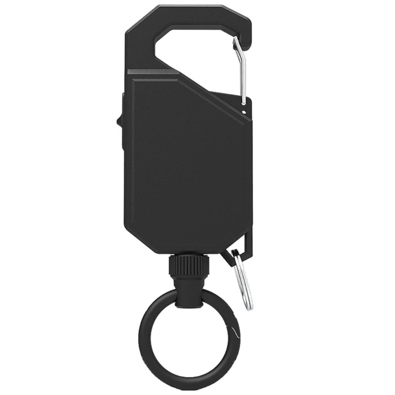

Retractable Keychain Heavy Duty ID-Card Badge Holder Extendable Students Nurse Badge Clip With Carabiner Clip Keyring