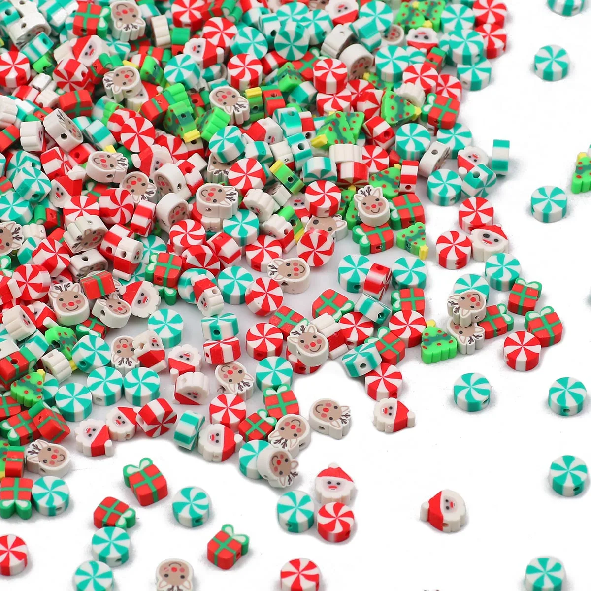 Разнообразные полимерные разделители для рождественской елки оленей глиняных