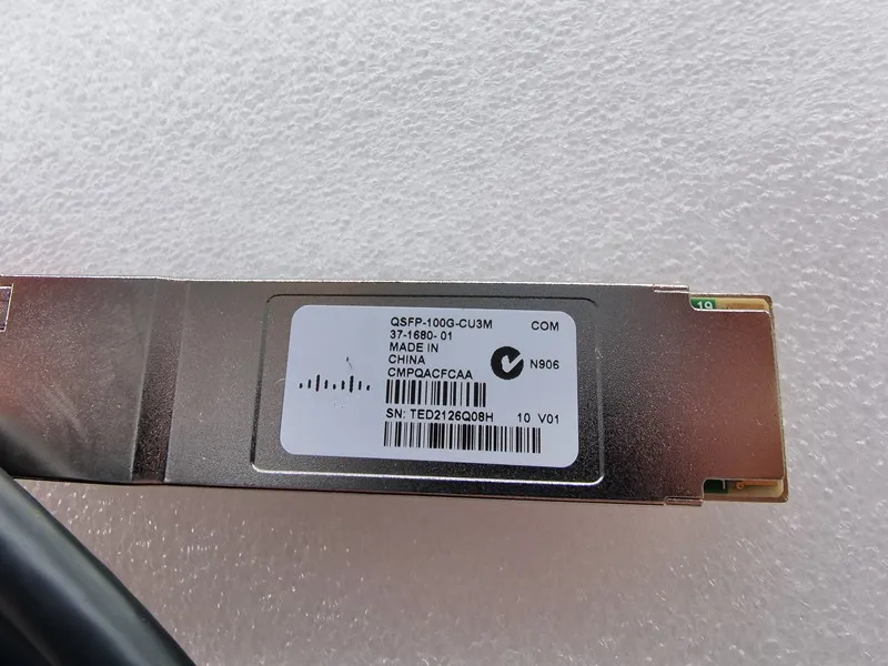 100 Гбит/с QSFP28 QSFP-100G-CU3M Пассивный медный кабель с прямым подключением 3 м