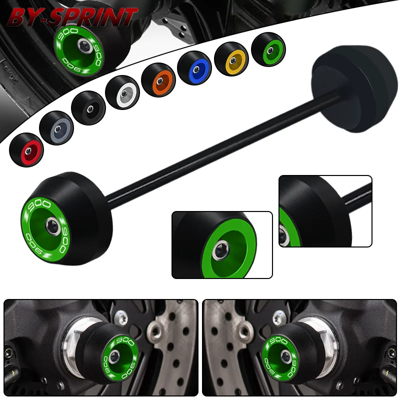 Z900 Anteriore Posteriore Forcella Forcella Crash Cursori Protezione Cap Per Kawasaki Z 900 Z 900 Z900 2018-2022 Protezione Caduta Moto