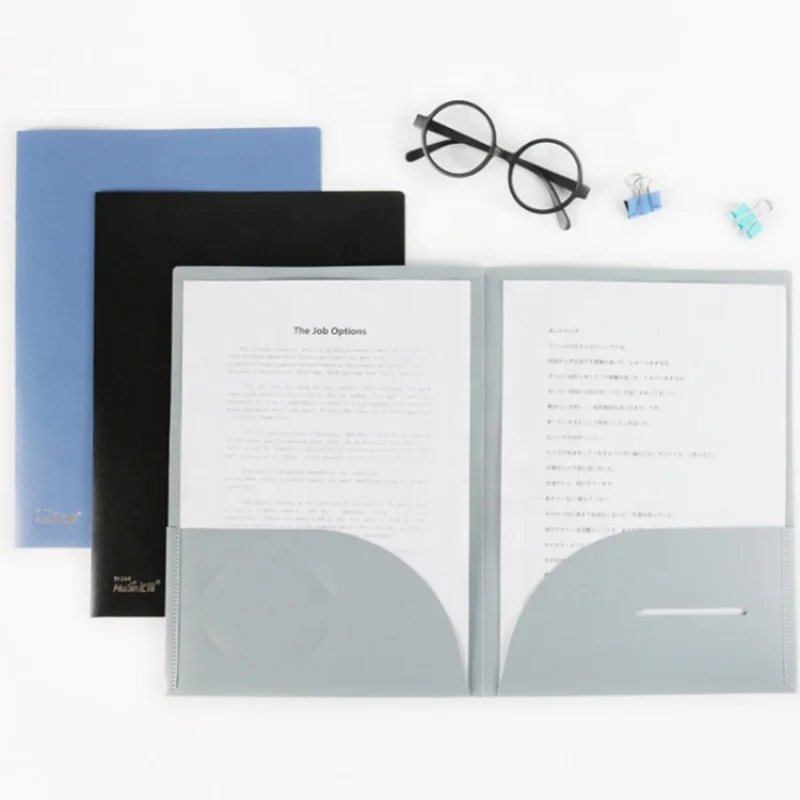 

customizd design Custom print A4 2 pocket presentation report speach file folder