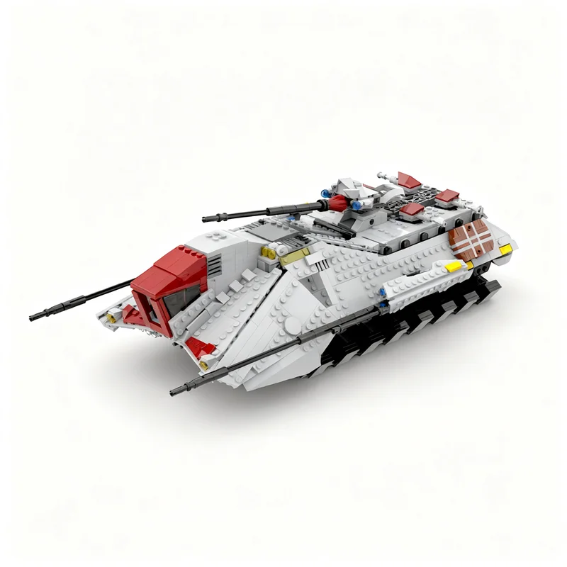 Фото 2060 деталей MOC Star Battle UT-AT, модель транспортного средства для нестабильной местности с артиллерийским вооружением, конструктор, игрушка, подарок на Рождество, архитектурная модель №1
