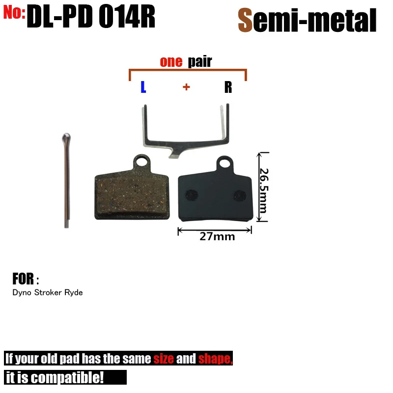 DELT 10 пар велосипедных дисковых тормозных колодок для HAYES Stroker Ryde Dyno