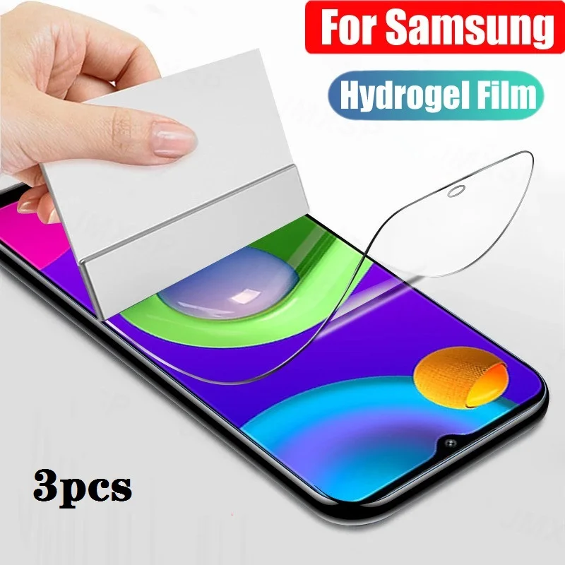 

3PCS Hydrogel Film For Samsung Galaxy A02 A12 A32 A42 A52 A72 M02 M12 M62 Screen Protector For Samsung A01 A11 A21 A31 A51 A71