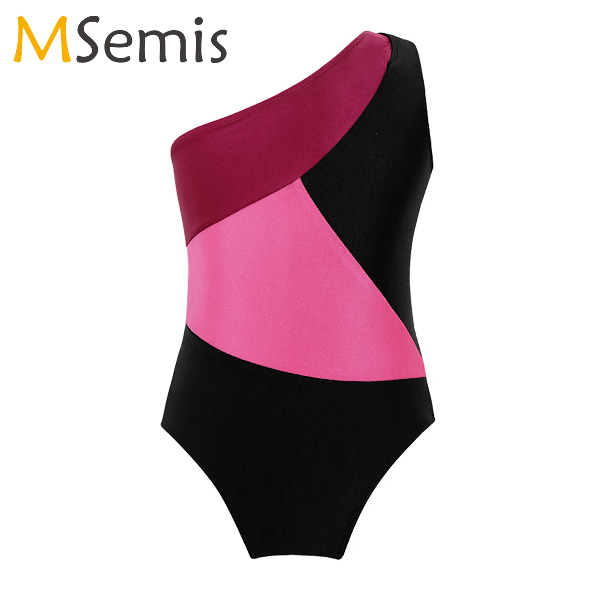 

Girl Ballet Leotard Dress Gymnastic Swimsuit Slant Shoulder Sleeveless Kid Girl Ballet Dance Gymnastics Classic Leotard Bodysuit