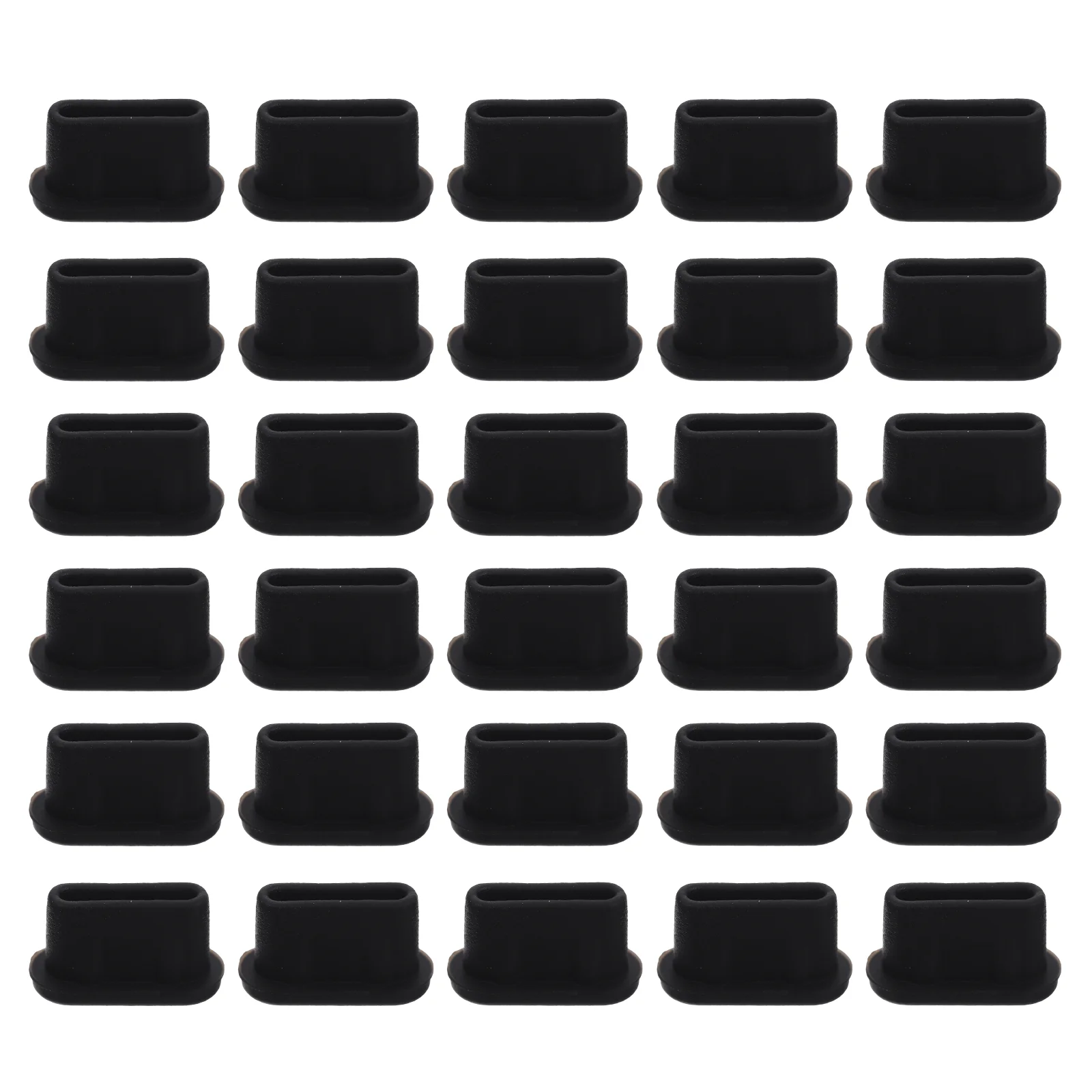 

30 Pcs Data Cable Dust Plug Silicone Plugs USB Port Anti-dust Telephone Type-C Laptop Silica Gel Cover Stopper Caps