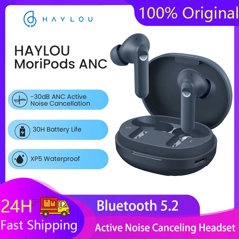HAYLOU MoriPods ANC TWS Беспроводные наушники BT5.2 Наушники с сенсорным управлением 30H