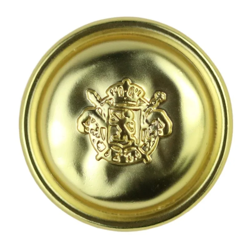 Модные круглые металлические пуговицы для винтажного консервативного пальто