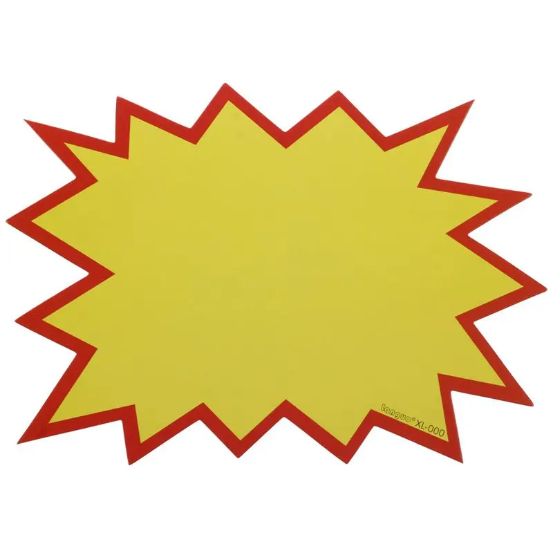 New Supermarket Stores Sale Promotion Advertising Sign POP Price Tags 10 Pcs