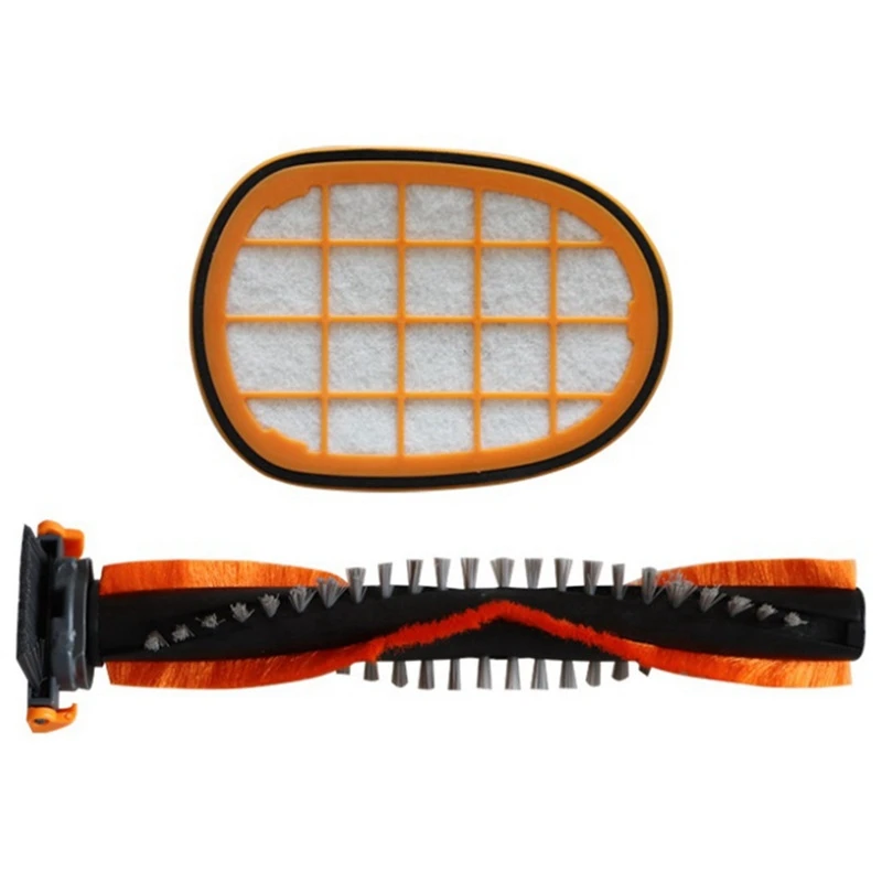 2 шт. роликовая щетка HEPA-фильтр для Philips FC6822 FC6823 FC6827 FC6908 FC6906 FC6904 запасные части