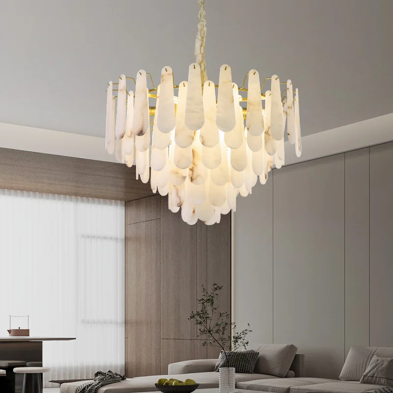 Подвесной светильник в китайском стиле роскошный медный минималистичный ретро