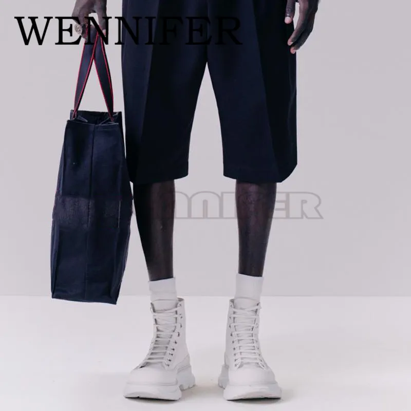 Холщовые высокие кроссовки унисекс