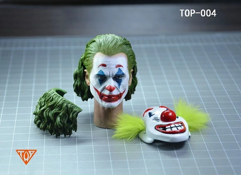 Топ-004 масштаб 1:6 модель голова Джокер Хоакин макияж феникс с маской для