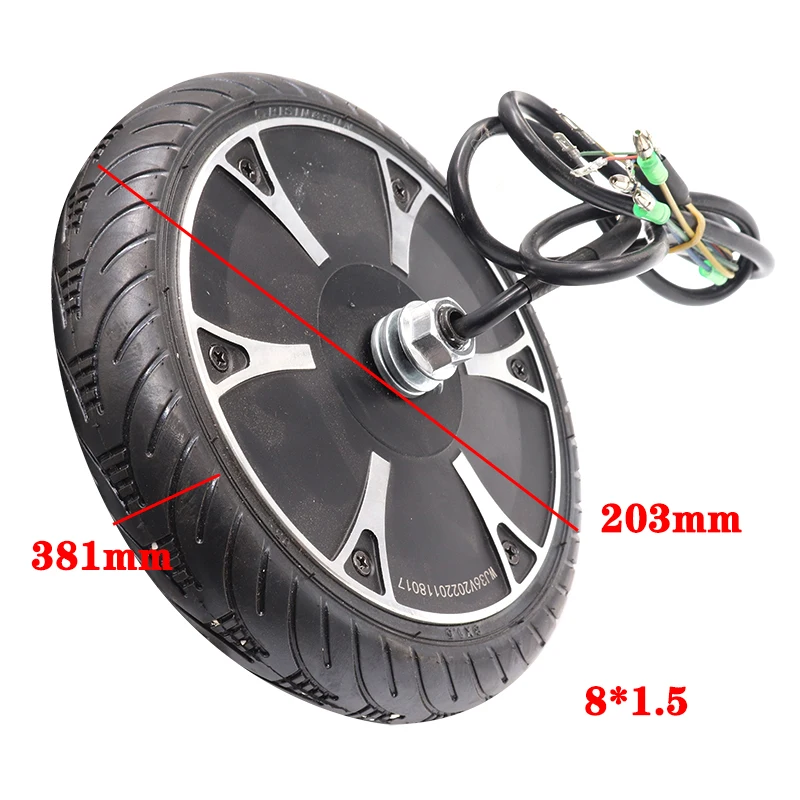 

8 Inch Electric Scooter Motor Brushless 36V 350W Ebike E Scooter Wheel Hub Motor 36 Volt 350 Watt 8 Inch