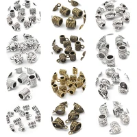 20pcs necklace pendants connectors beads alloy bails charms beads for diy jewelry bracelet keychain crafts making accessories