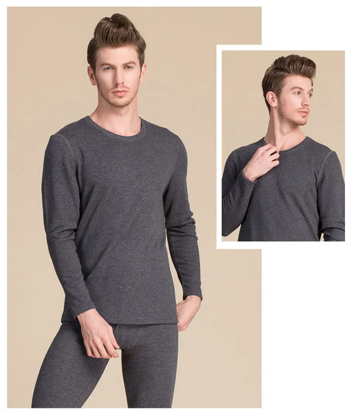 

New arrival men pure silk velvet round collar thermal ,underwear set,100% knitted silk velvet thick warm long johns men