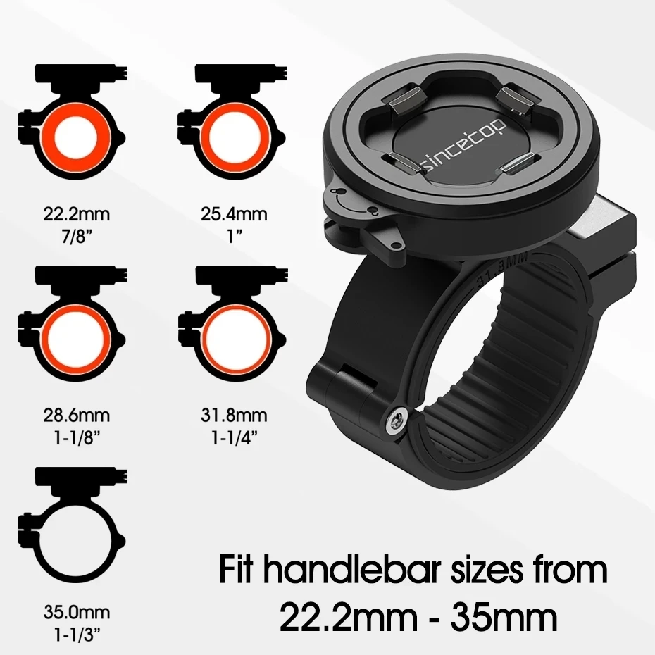 universal mountain bike handlebar stem phone holder aluminum bicycle moto motorcycle mount clamp with ultra lock 2nd gen free global shipping