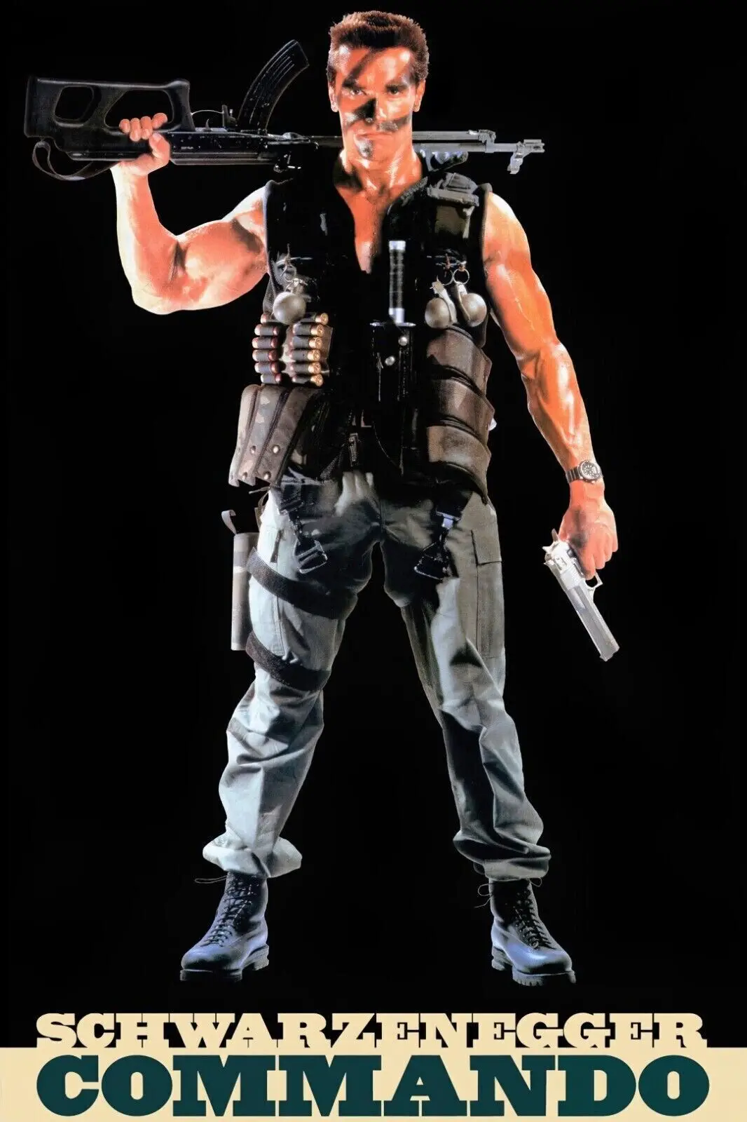 

Постер Шварценеггер Commando на холсте