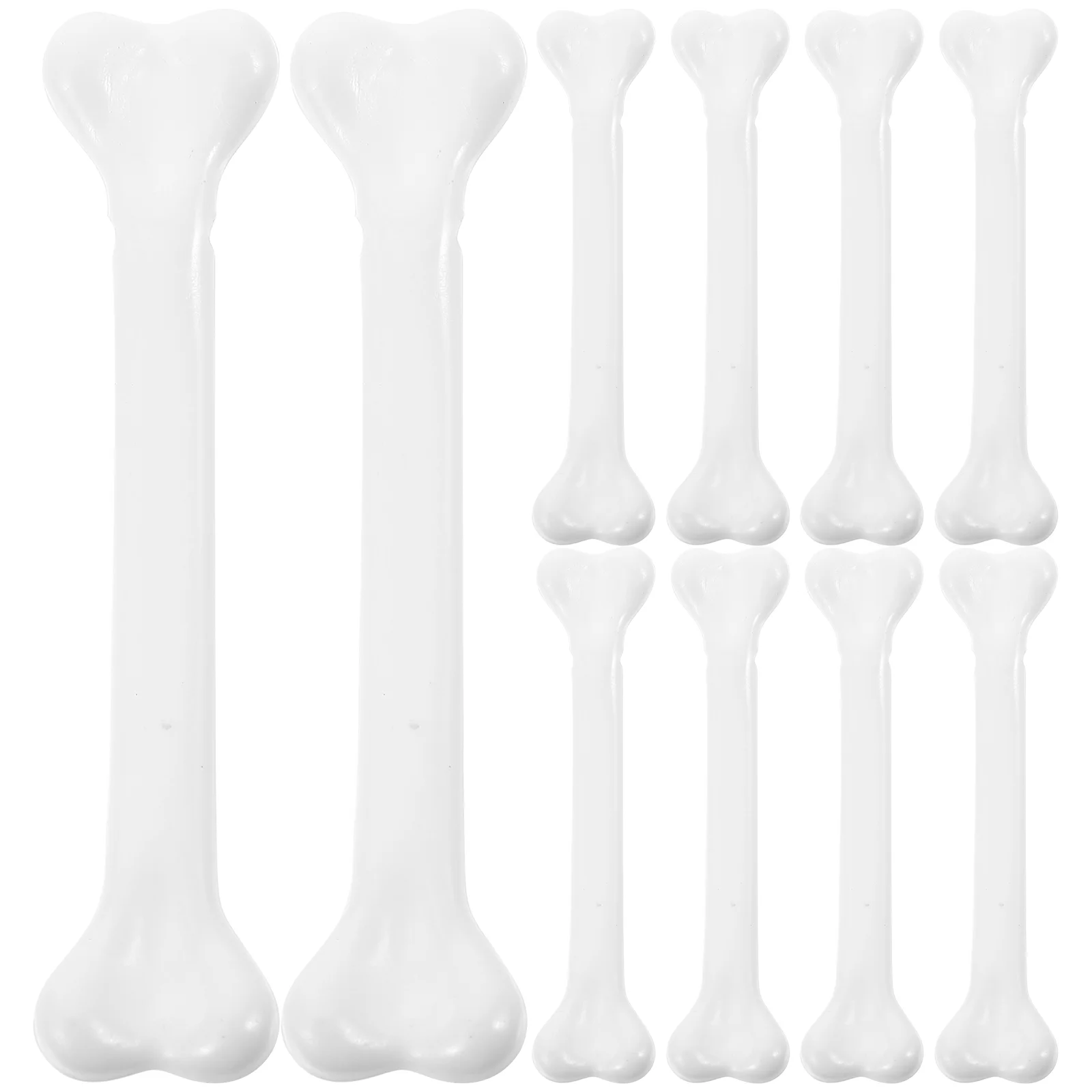 

12 Pcs Halloween Decor Desktop Mini Bone Plastic Bones Accessories Simulated Decorative Human