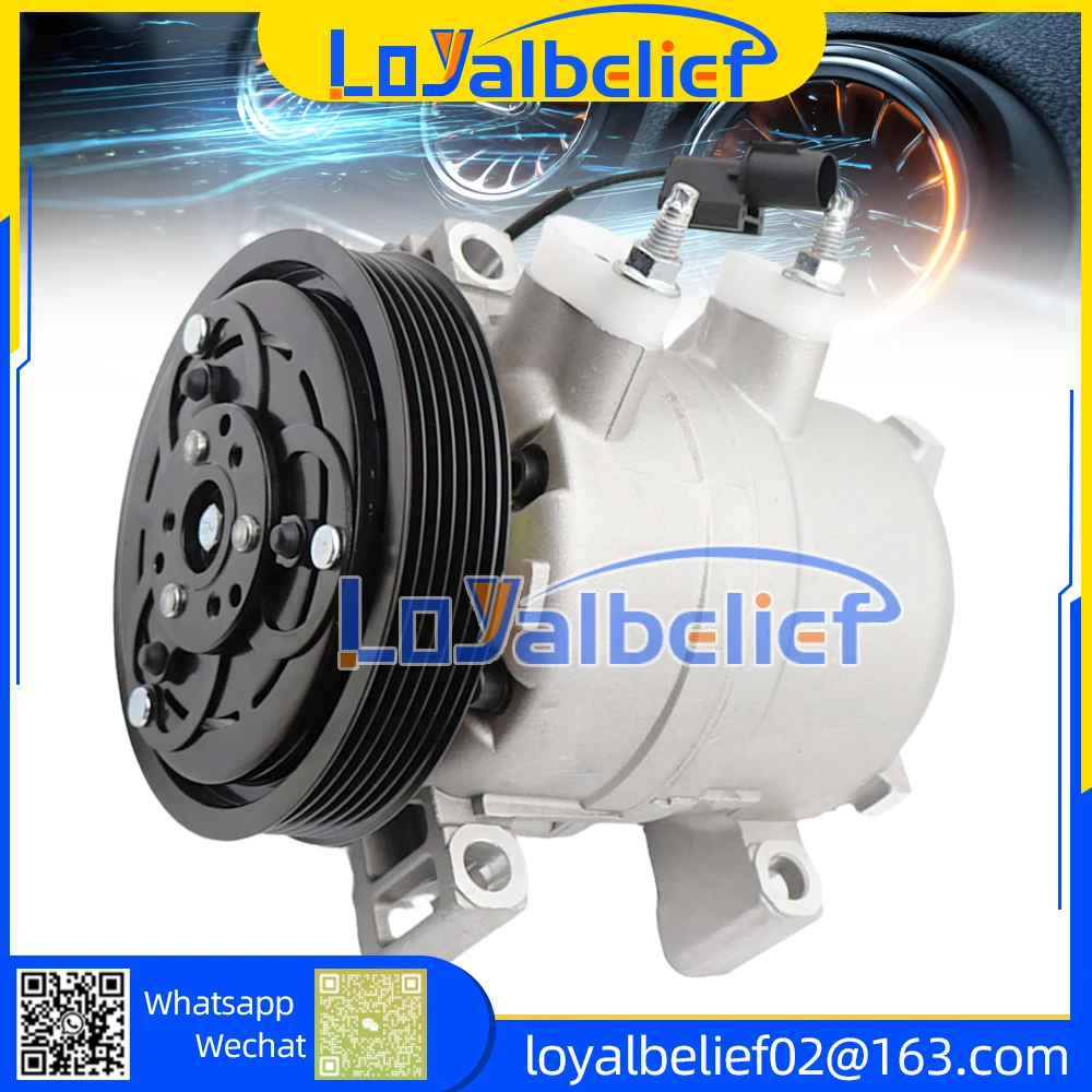 Фото Автомобильный компрессор кондиционера 27630-95F0C для Nissan Almera Sunny DKV11C 59510-31700 506021-7071 2763095F0C 5951031700 2763095F0B №2