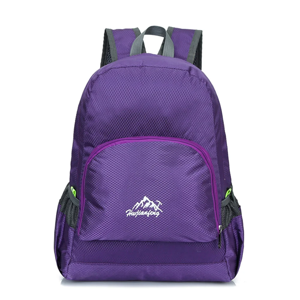 

Outdoor Backpack Travel Sport Bag Portable Rucksack Waterproof Zipper Closed