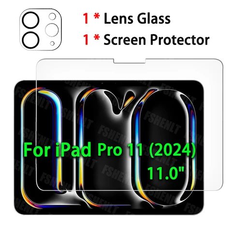 Закаленное стекло для iPad Pro 11 дюймов 2024 M4