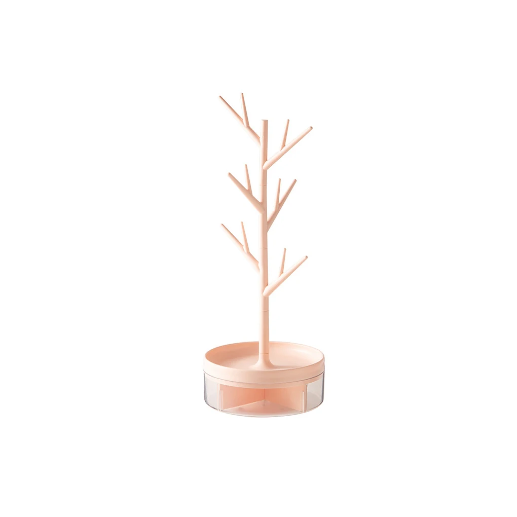 

Rack Tree Storage Jewelry Organizer Earrings Necklaces Display Stand Pendant Bracelet Ring Storing Holder Present