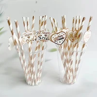 bride to be new 10pc disposable straws wedding supplies hen party decoration team bride drinking paper straw shower guests gift