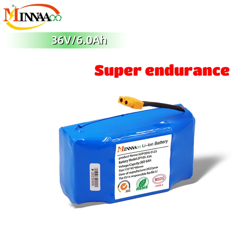 

2023 New 36V 30Ah Lithium-ion Battery Pack 10s2p 30000mAh 42V 12Ah Scooter Twist Car 18650 Batter