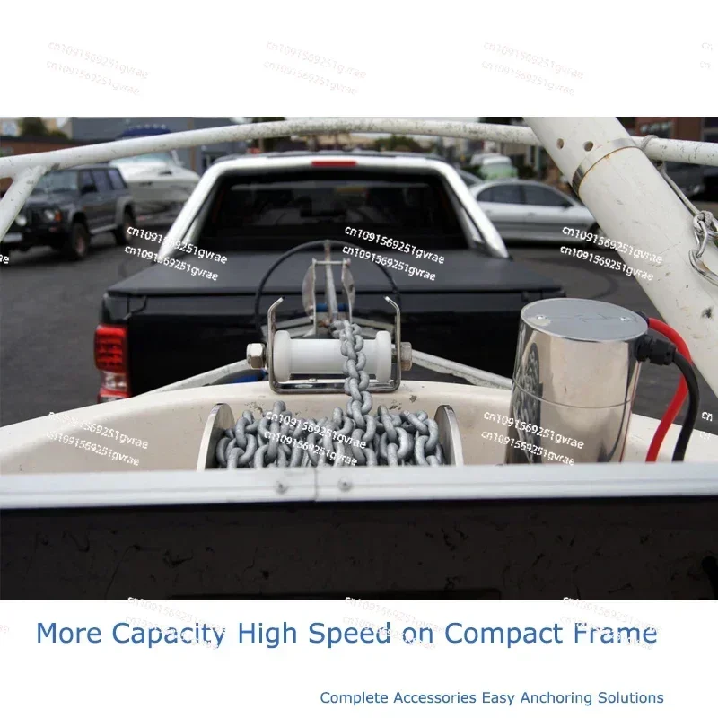 MX1-HD912 Cabrestante De Anclaje Tambor Barco Tot 바 Непроницаемый IP68 900W/12V Para Barcose Hasta 6m/20 Pies