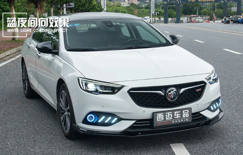 Светодиодные дневные ходовые огни противотуманные фары для buick regal opel insignia 2017-19