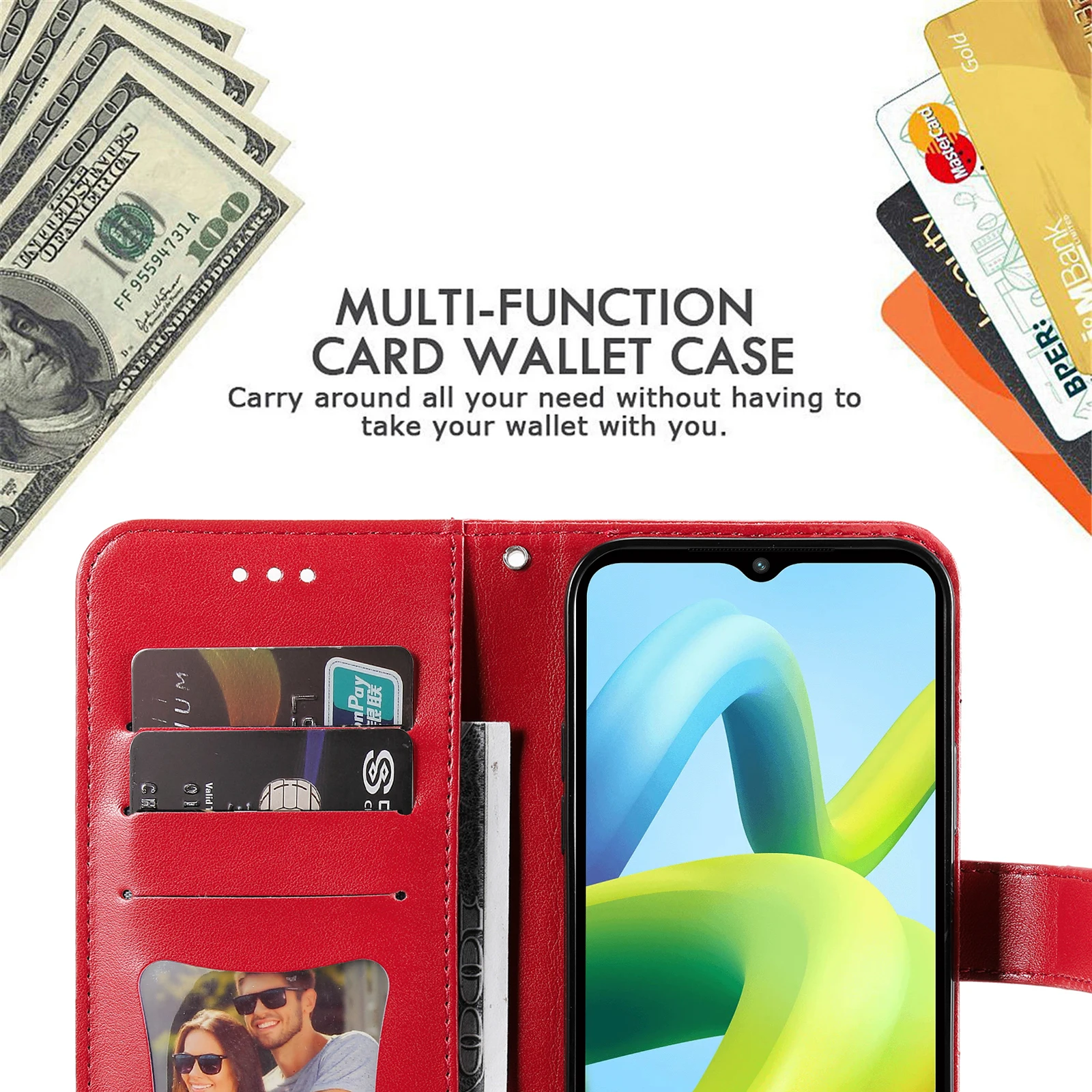 Чехол-книжка с цветочным рисунком для VIVO Y35 4G Nokia G50 Oneplus Nord CE 5G infinix HOT 11S MOTO G30 Google pixel