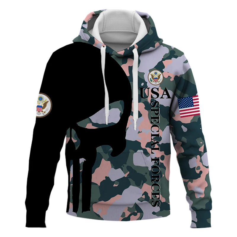 

Мужская винтажная толстовка с капюшоном и принтом черепа, в стиле Харадзюку