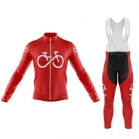 new team cycling jersey set long sleeve cycling clothing set cycling bike mtb cycling wear 9d gel bib set spring