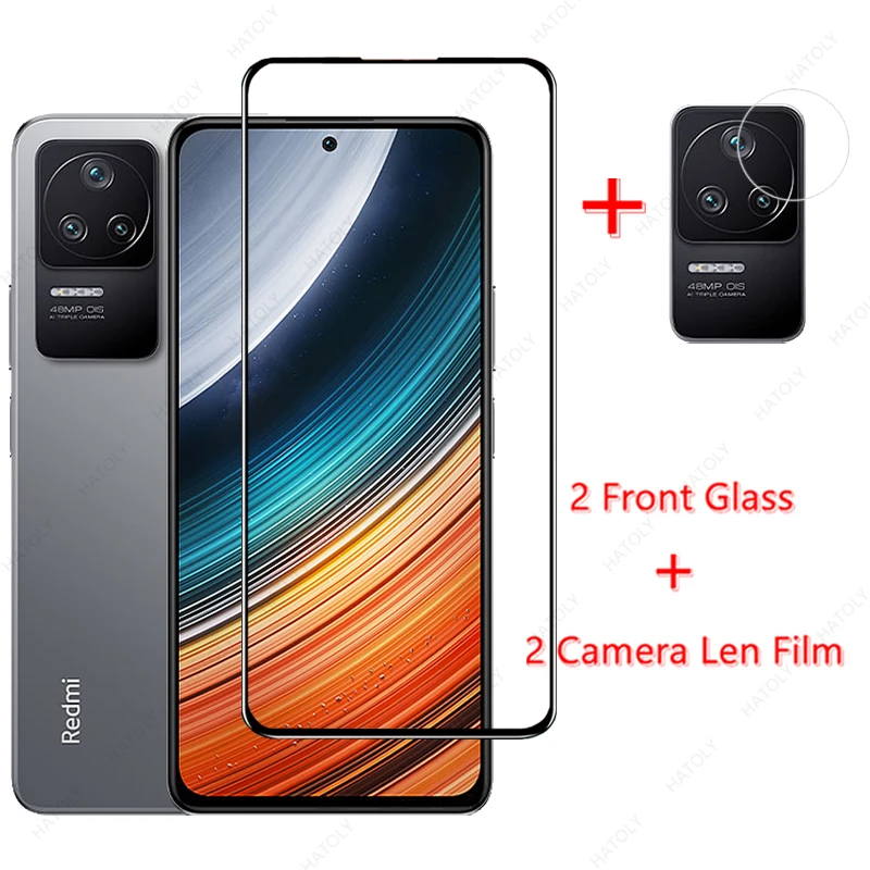 

For Xiaomi Redmi K40S Tempered Glass for Xiaomi Redmi K40S Glass Film Screen Protector Camera Len Film for Redmi K40S 50 Pro 5G