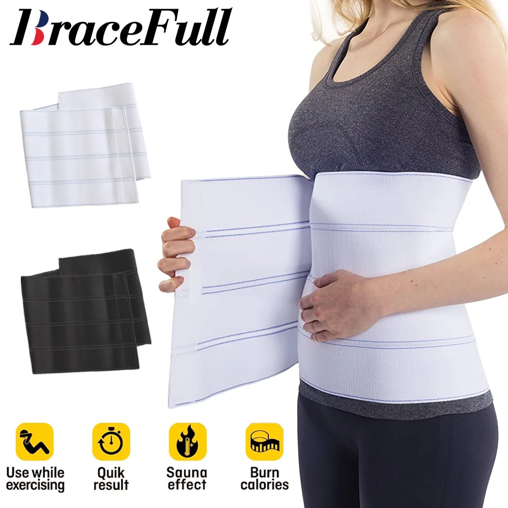 

Waist Trainer Wrap Trimmer Belt Waist Bandage Postpartum Sheath Belt Body Shape Belly Slimming Woman Tummy Wrap Waist Support