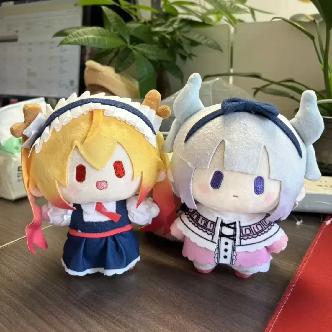 Фото Аниме Miss Kobayashi's Dragon Maid Kanna Kamui Tohru Kawaii Косплей Плюшевая хлопковая кукла с набивным телом Одежда Игрушка 15 см