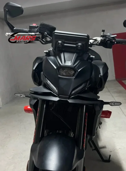 Фото Аэродинамические боковые спойлеры (дефлекторы) для мотоцикла YAMAHA MT07 MT-07 2025 2026, аксессуары для нейкед-мотоциклов, улучшающие аэродинамическое удержание на дороге №4