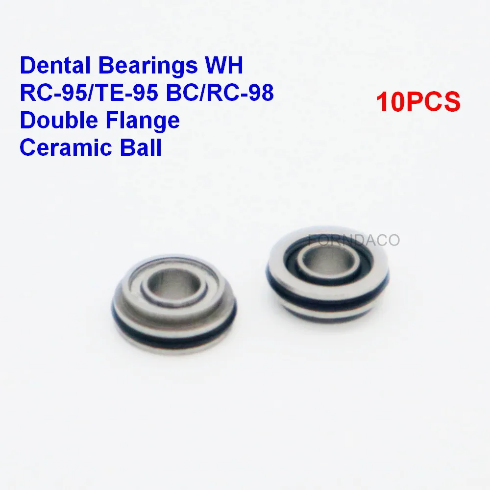 10pcs Dental Turbine Bearings SFFR144TLGZWN for RC-95/TE-95 BC/RC-98 RM Model WH High Speed Ceramic Ball