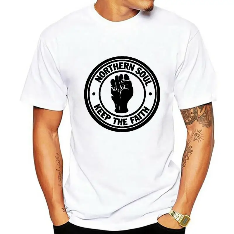 Футболка с надписью Keep The Faith Music Motown Mod Scooter Dance Tee 28