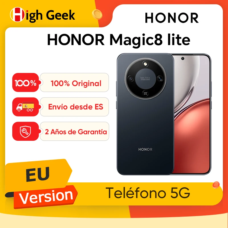 HONOR Magic8 lite 7500 mAh Battery 108MP Main Camera 6.79-inch 120Hz AMOLED Display IP69K EU Version