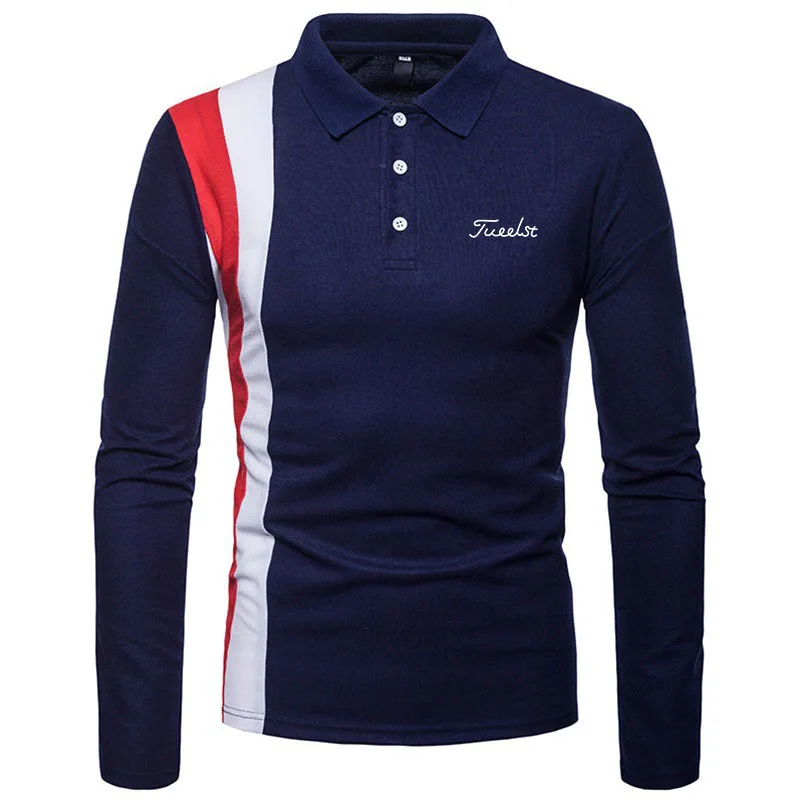 Футболка для гольфа американского бренда Мужская одежда удобные быстросохнущие