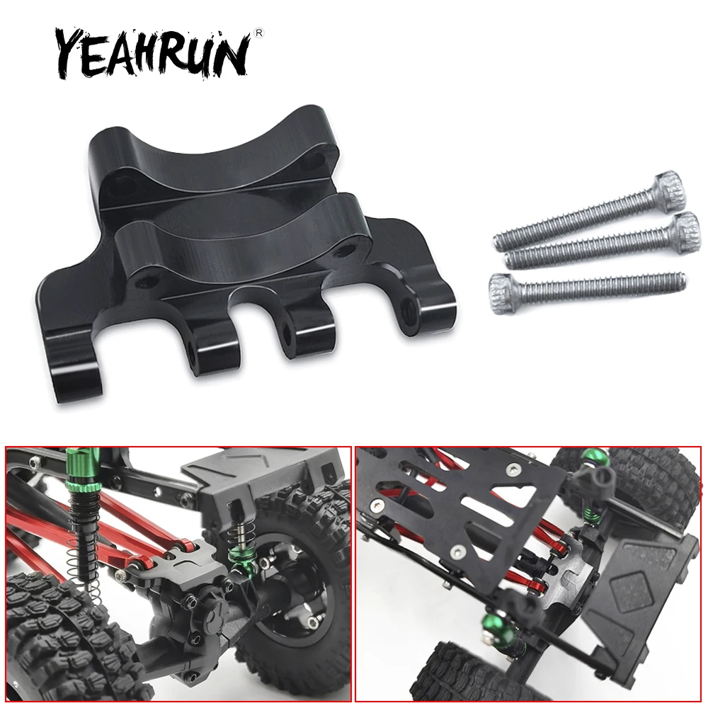 

YEAHRUN металлическая задняя ось ферма верхнее звено крепление для Axial SCX24 90081 Универсальный 1/24 RC Гусеничный автомобиль модель обновленные дета...
