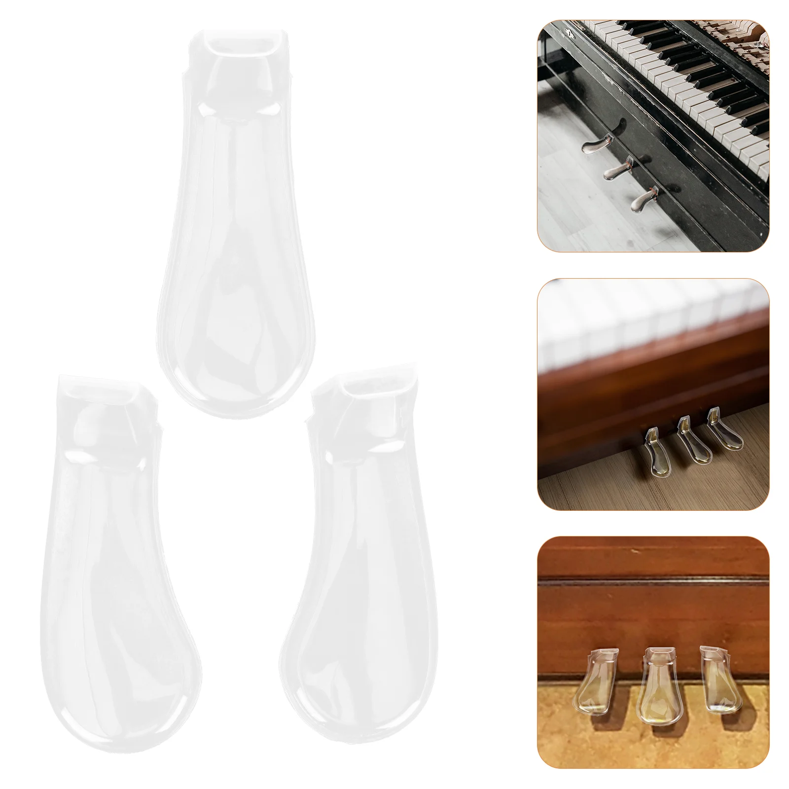 

Pedal Piano Foot Covers Sleeves Cover Pad Case Keyboard Protectorsprotector Protection Accessories Bordered Pedals