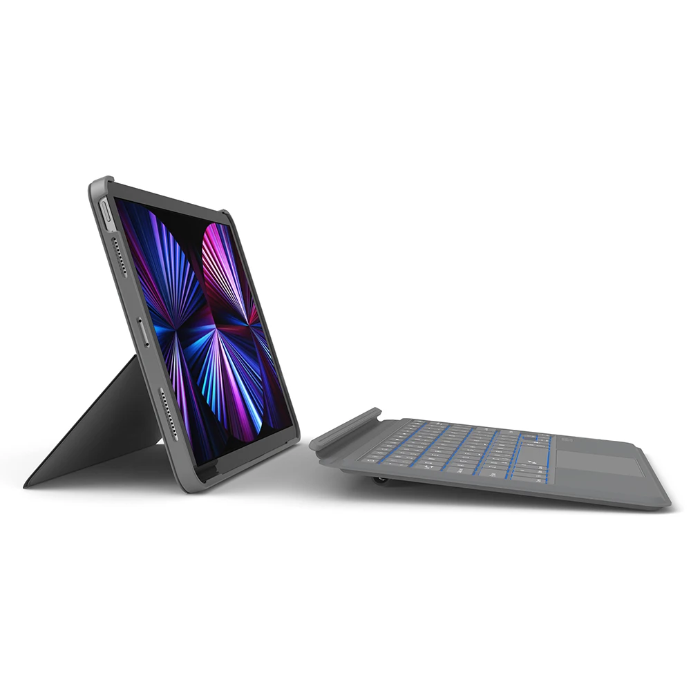 Фото Bluetooth-клавиатура WiWU для iPad Pro 11 2021, беспроводная Магнитная поглощающая клавиатура для iPad Air 4 5 с держателем для сенсорной панели №4