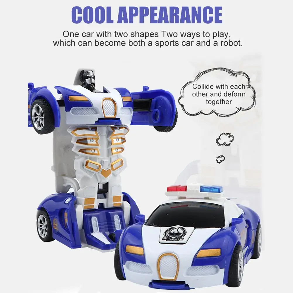 

2022 New Children Inertia Deformation Car Model Toy Impact Transforming Robot Toys Birthday Gifts For Boys Girls Car Model Toys