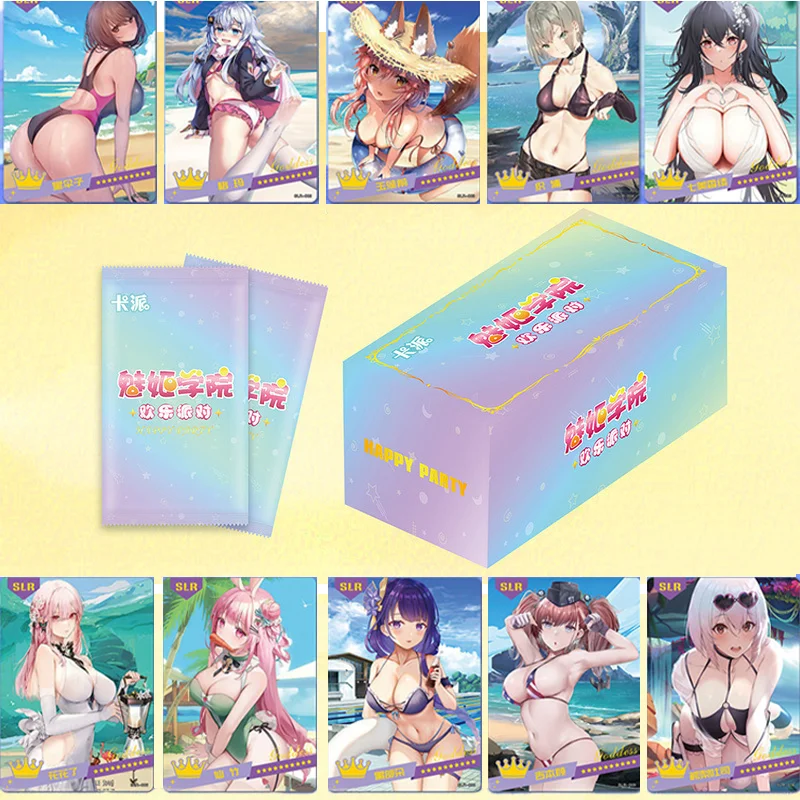 

HOT Anime Heroine Goddess Story Happy Party Swimsuit Theme Private Classic Collection Game UPR/SSR Cards Kids Toys Holiday Gifts